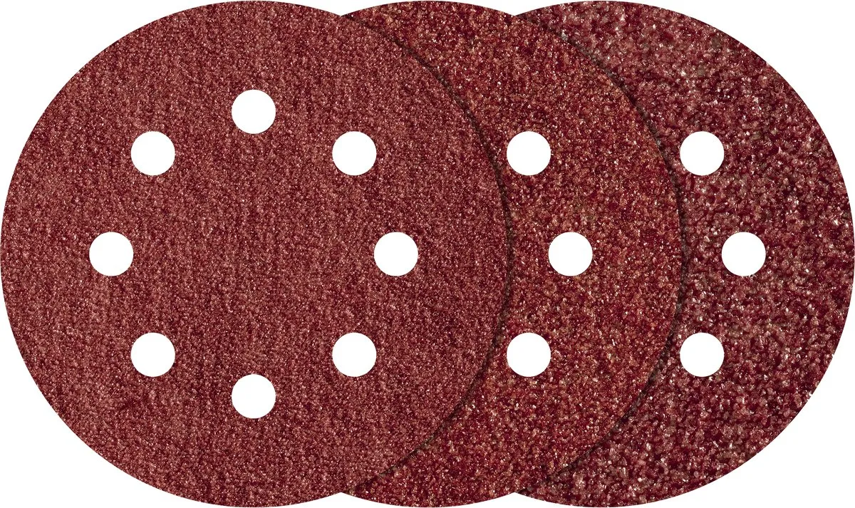 Wolfcraft Schuurpapier 125mm 25 Stuks
