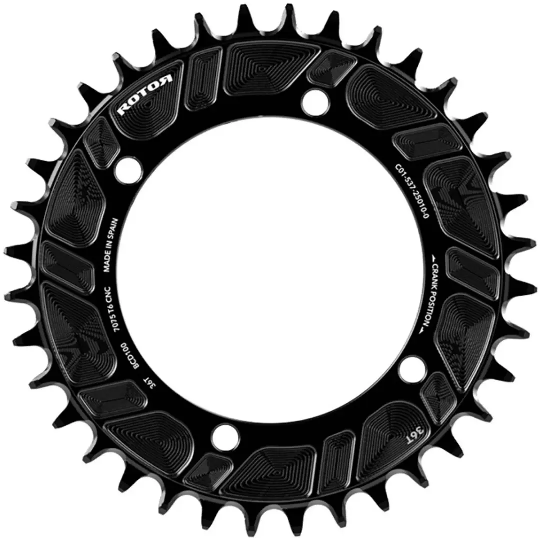 Rotor 4b 100 Bcd Ut 11-12s T-type Kettingblad Zilver 34t