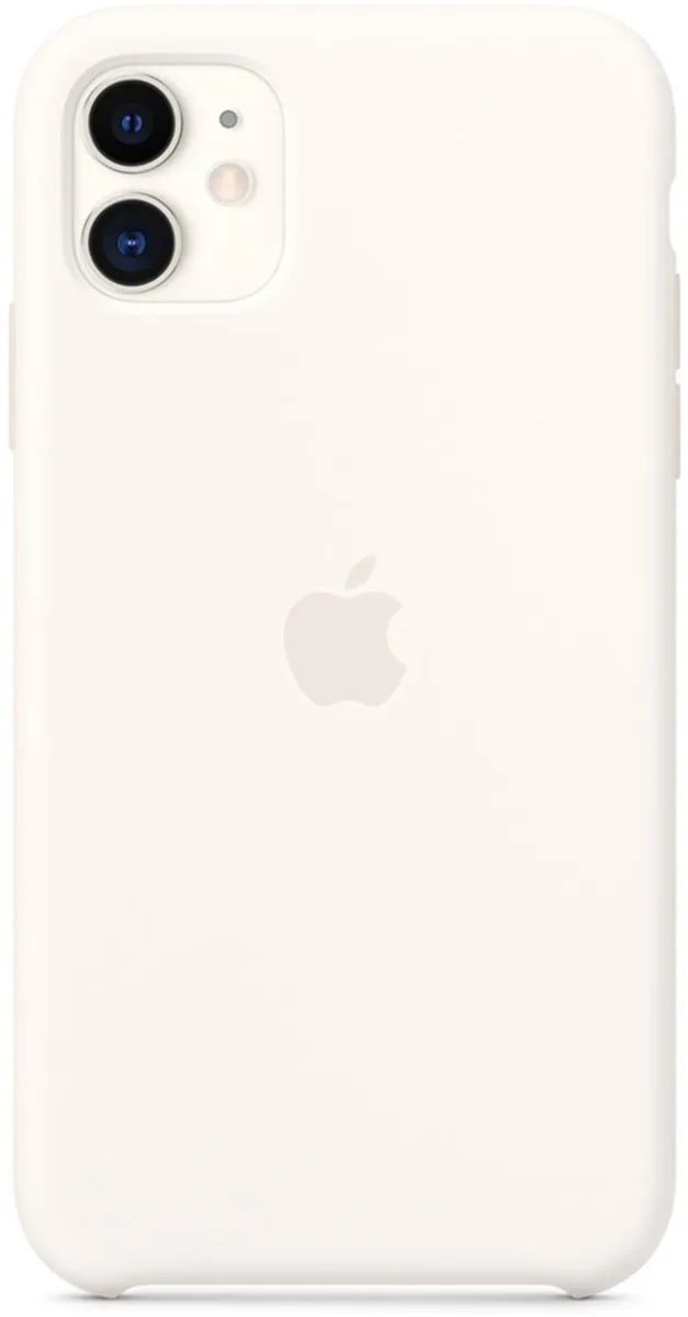 Apple Siliconen Hoesje iPhone 11 MWVX2ZM/A - Wit - afbeelding 6 van 6