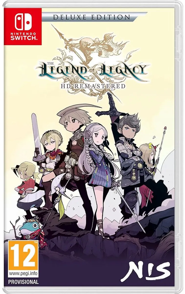 Nintendo Switch The Legend of Legacy HD Remastered Transparant