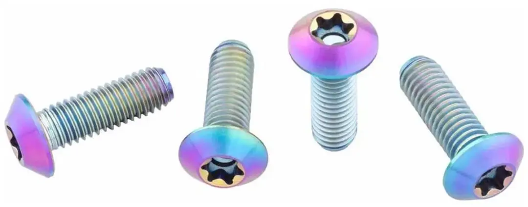 Wolf Tooth Titanium Low Profile Bidonhouder Schroeven 4 Eenheden Zilver