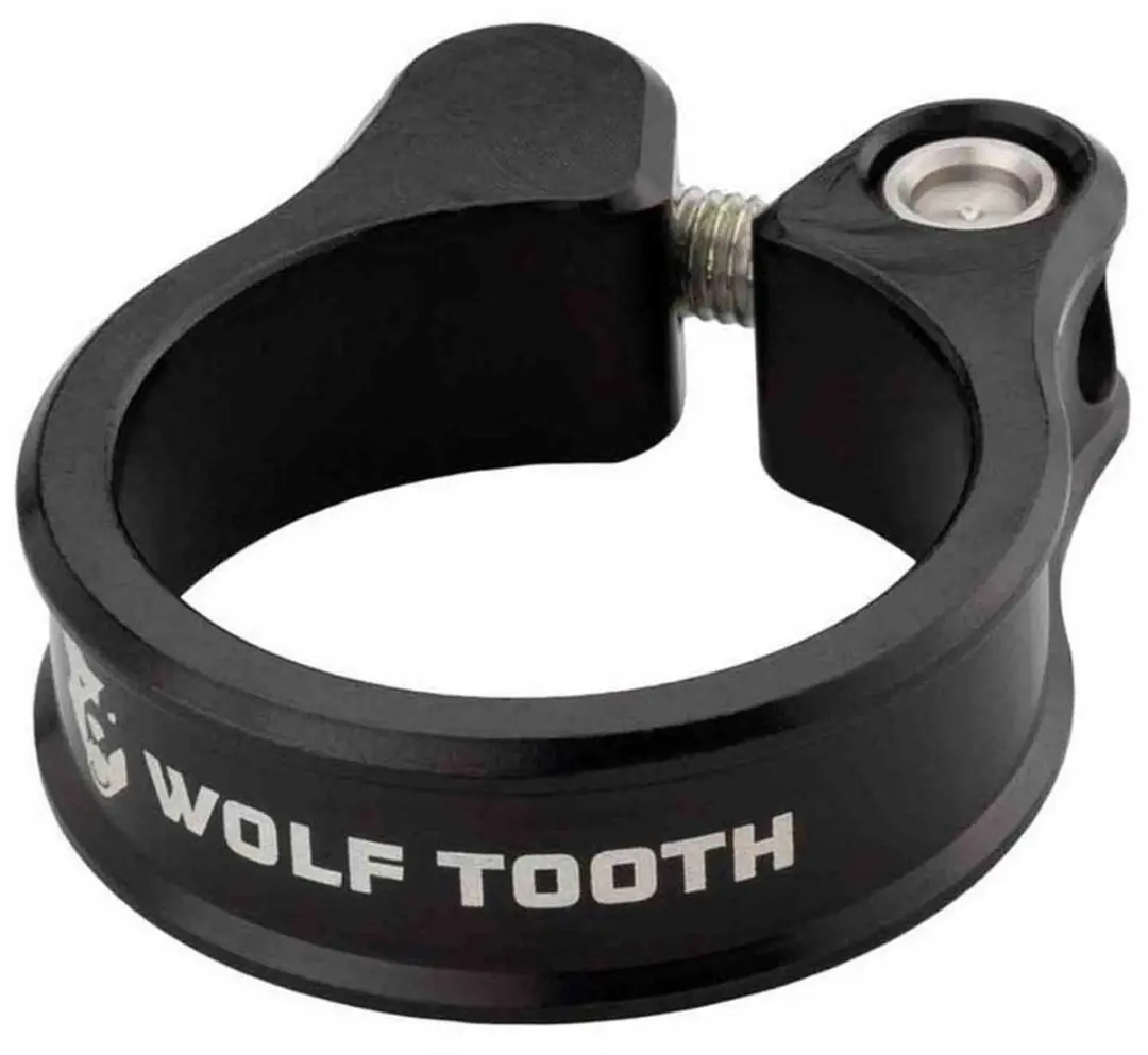 Wolf Tooth Cnc Zadelklem Zwart 34.9 mm
