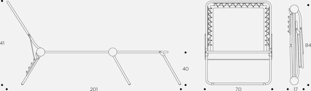 Lafuma Siesta L Ligbed - Seigle II - afbeelding 4 van 6
