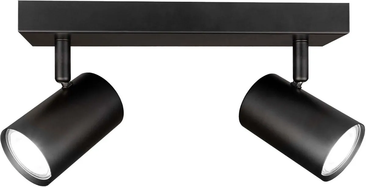 LEDVION LED Plafondspot 2-lichts Zwart