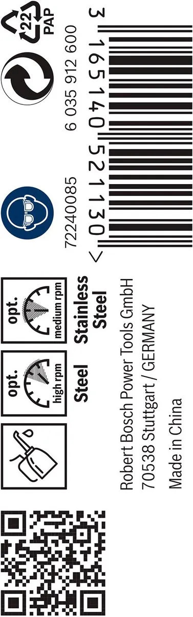 Bosch Professional ST. LINE HSS-CO Boor 3,3mm - 10 Stuks