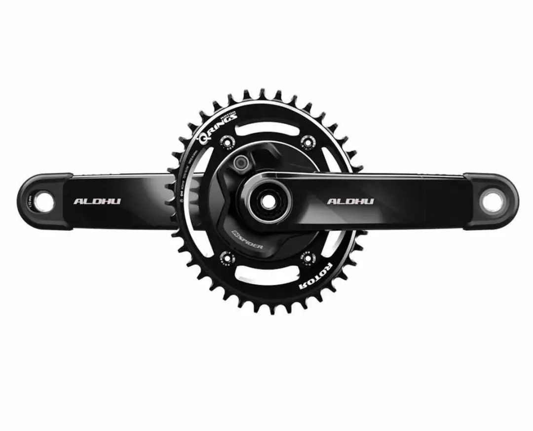 Rotor Aldhu Carbon Gravel Q Crankstel Zilver 165 mm / 46/30t