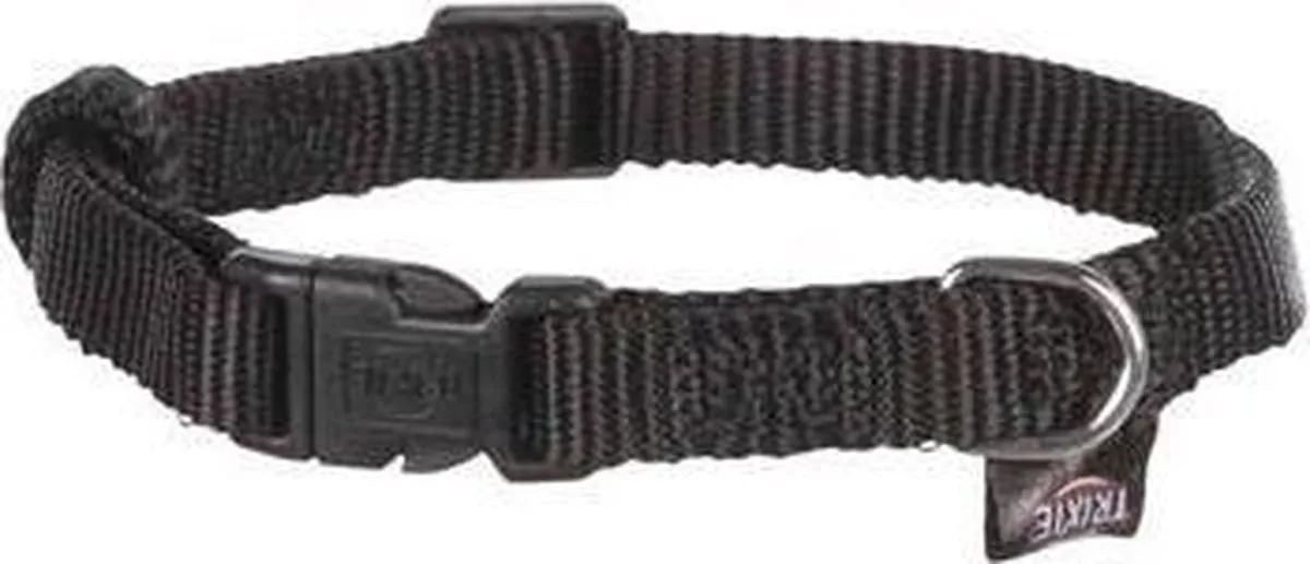 Trixie Halsband Classic Zwart 40-65cm