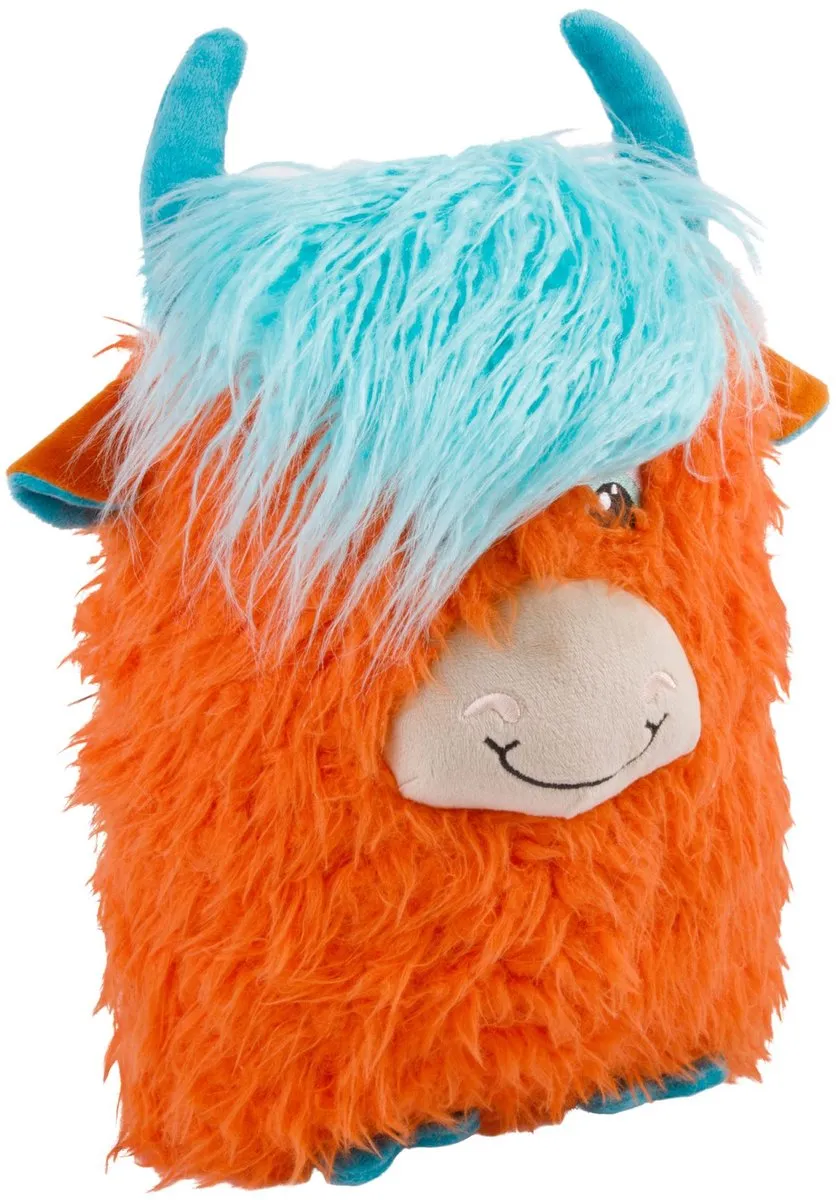 KONG Comfort Jumbo Highland Cow XXL - Bruin/Oranje