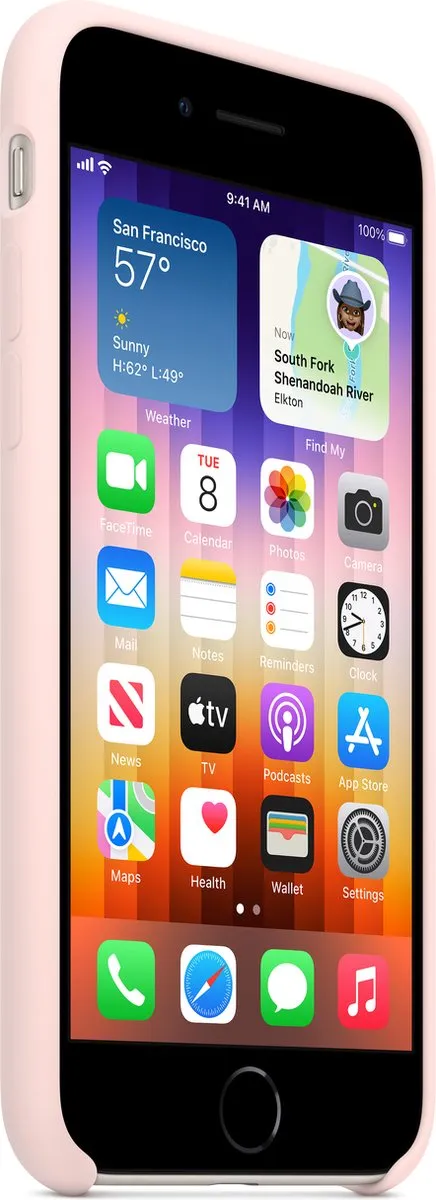 Apple Siliconen Hoesje MN6G3ZM/A - Roze