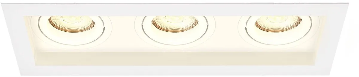 LEDVION LED Inbouwspot Triple Rechthoek 270x100mm