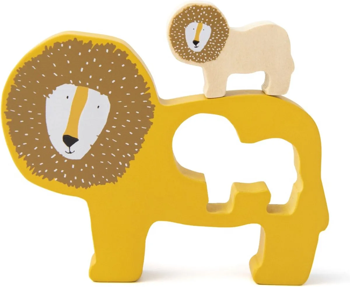 Trixie Houten Babypuzzel Mr. Lion - 1 Stuk