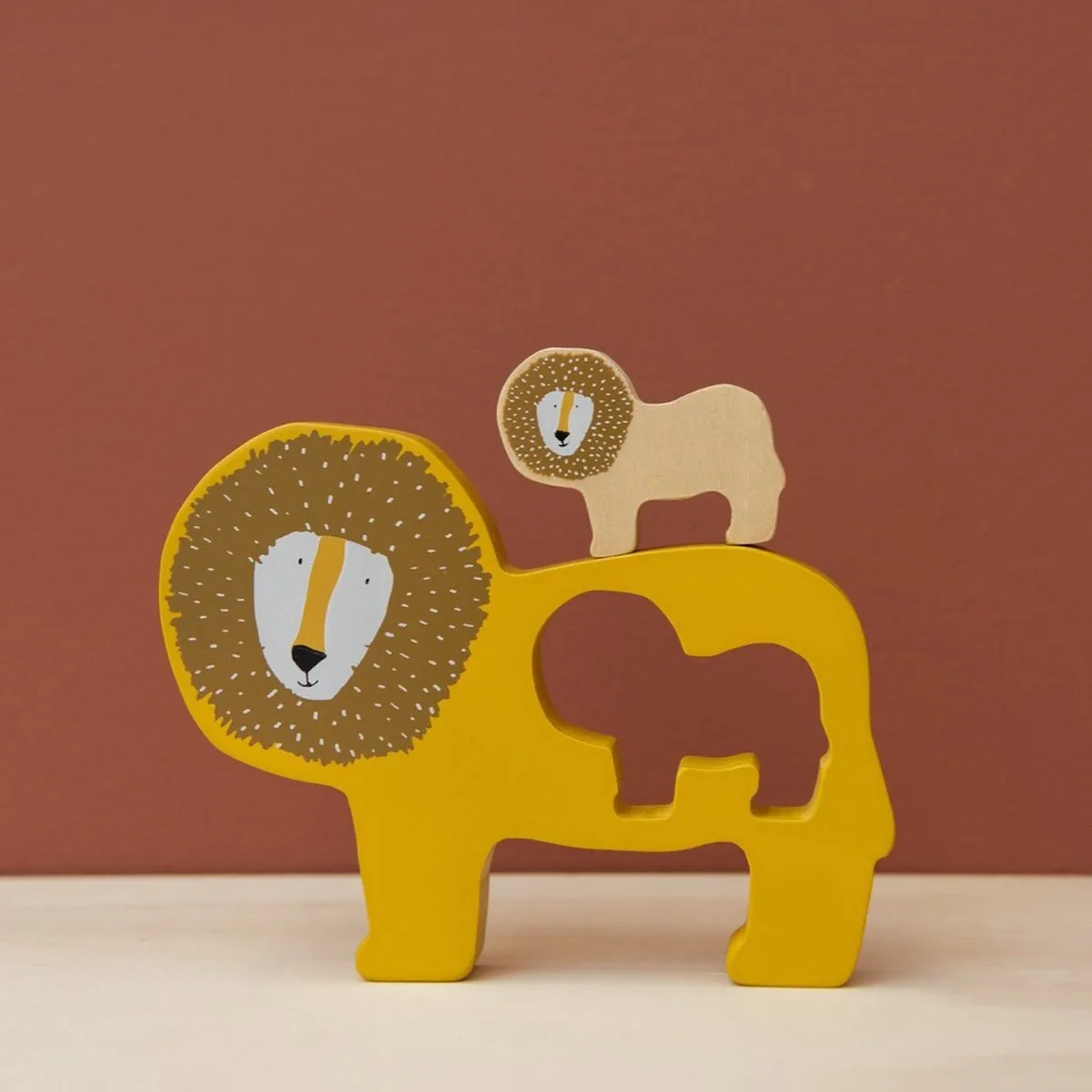Trixie Houten Babypuzzel Mr. Lion - 1 Stuk