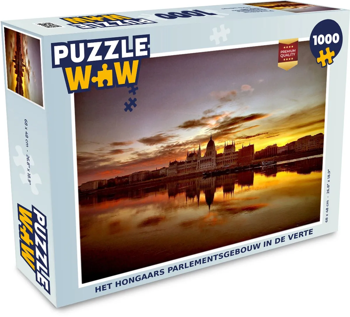 PuzzleWow Het Hongaars Parlementsgebouw Legpuzzel 1000 Stuks