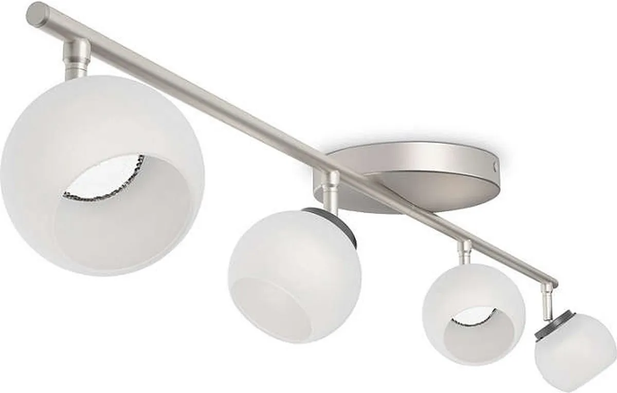 Philips myLiving Balla LED Spot - 1 Lichtpunt - Zilver