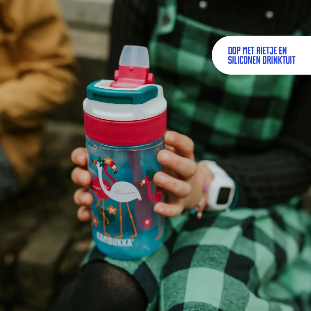 Kambukka Lagoon Waterfles 400ml - Blue Flamingo - afbeelding 5 van 6
