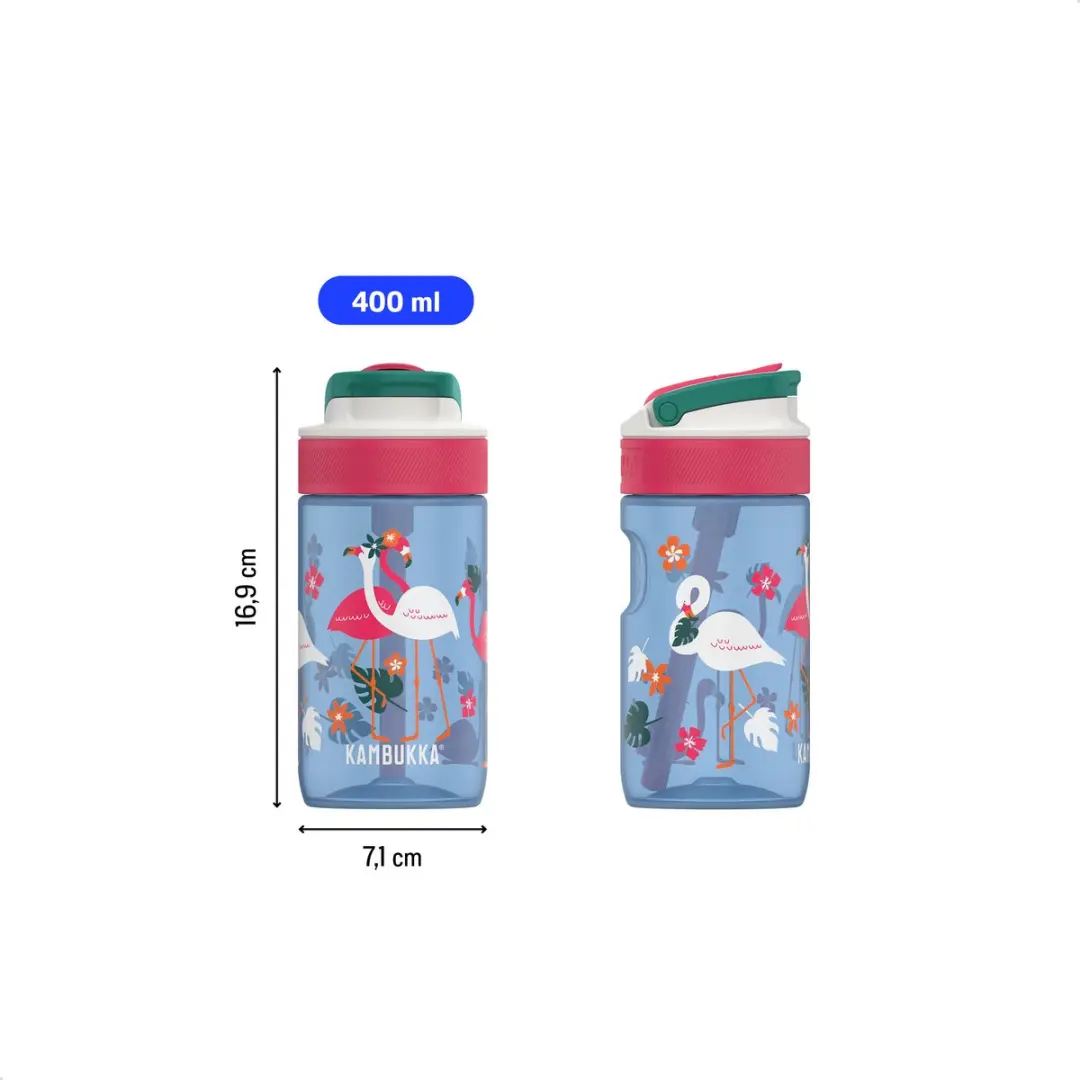 Kambukka Lagoon Waterfles 400ml - Blue Flamingo - afbeelding 2 van 6