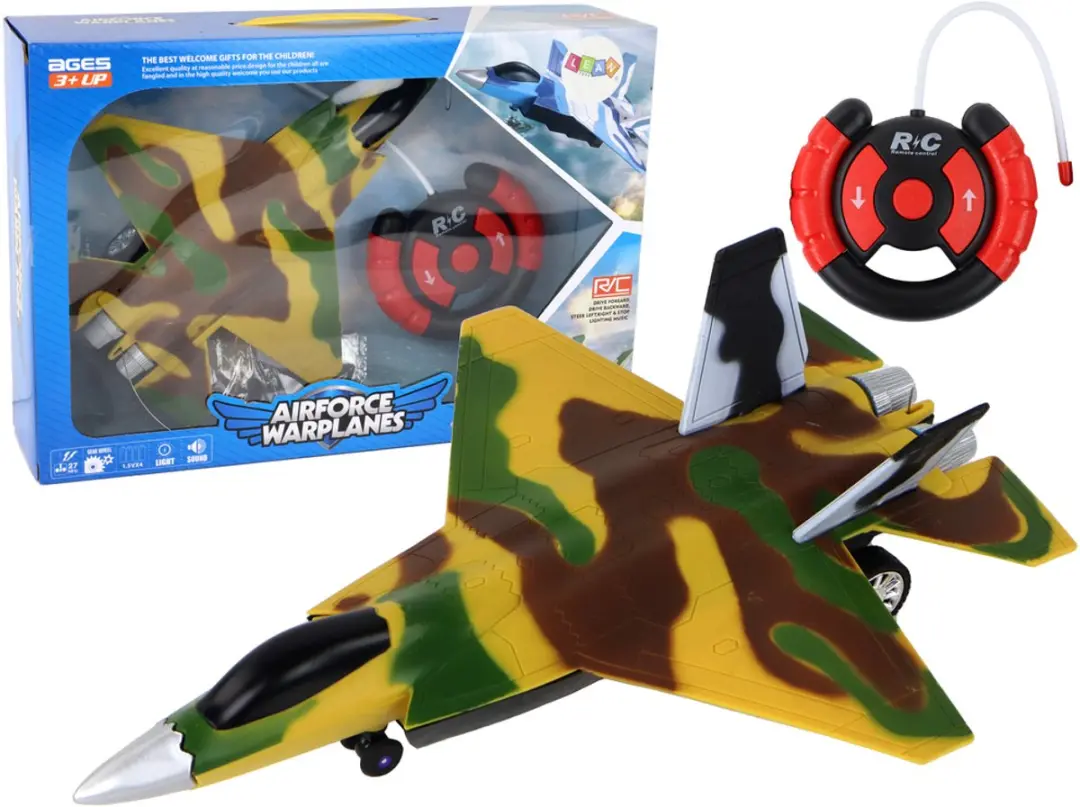 Lean Toys RC-jager militair vliegtuig Moro