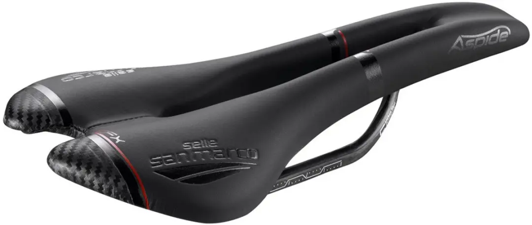 San Marco Aspide Open-Fit Carbon FX Zadel - Narrow 132mm - afbeelding 2 van 6
