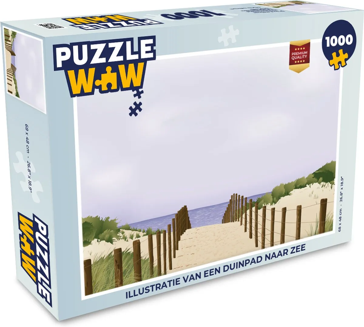 PuzzleWow Legpuzzel Duinpad naar Zee 1000 Stuks