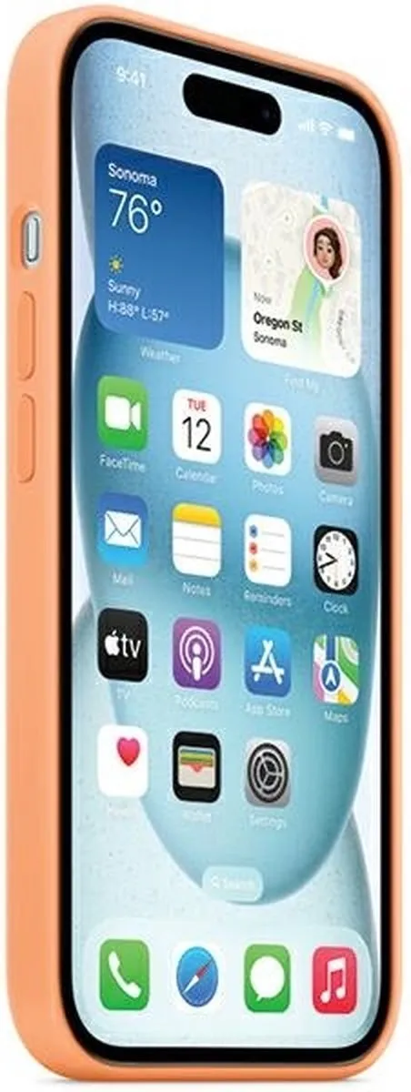 Apple iPhone 15 Plus Siliconenhoesje MT173ZM/A - Orange Sorbet