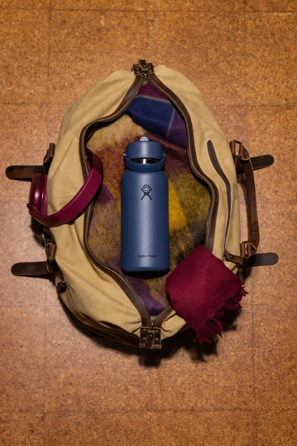Hydro Flask Wide Flex Straw 946ml Blauw - afbeelding 4 van 5