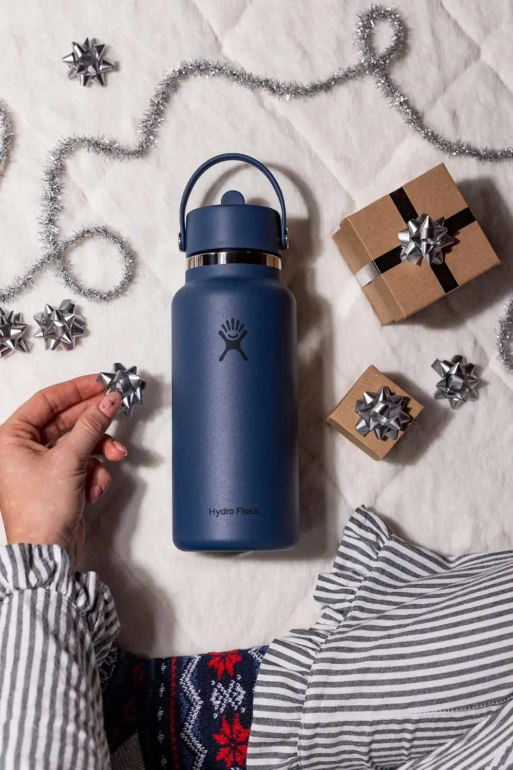 Hydro Flask Wide Flex Straw 946ml Blauw - afbeelding 3 van 5
