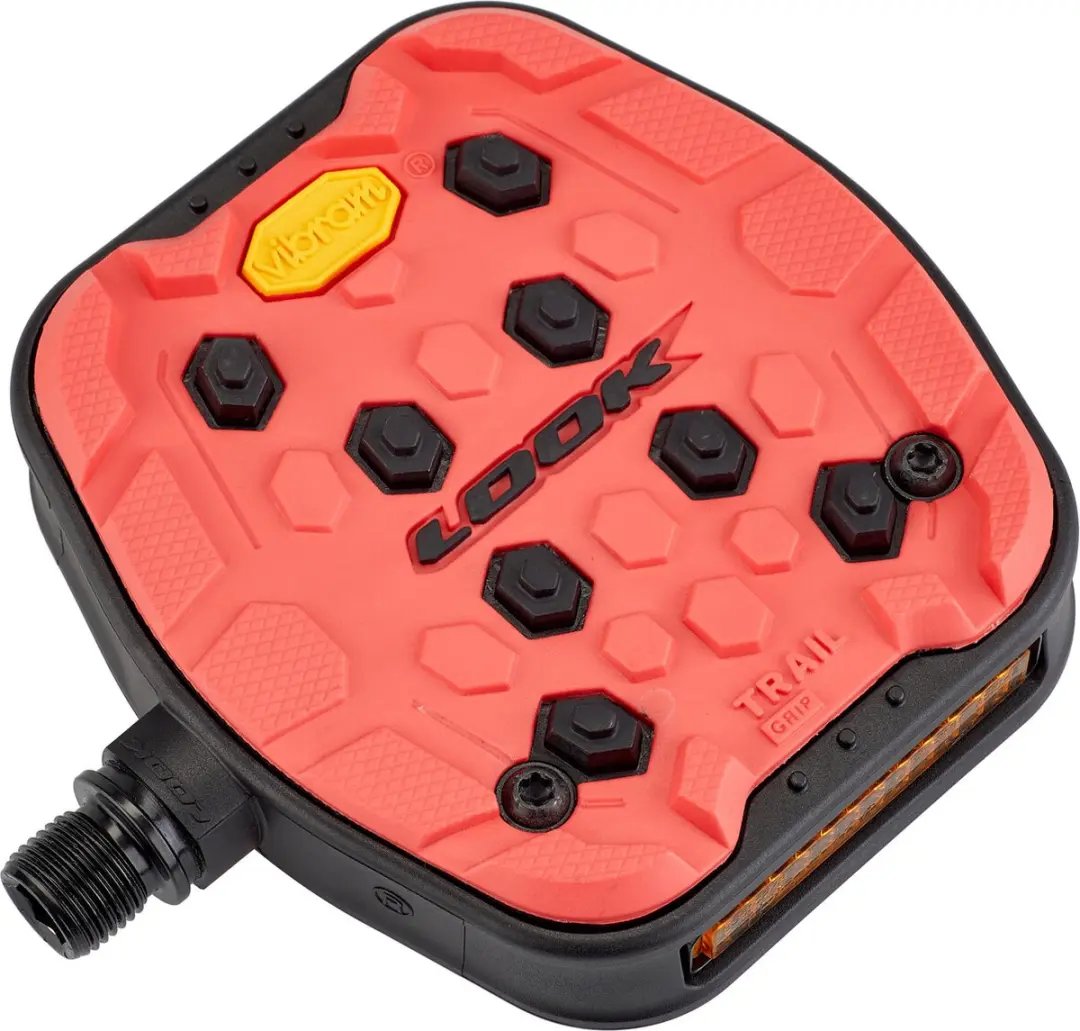Look Trail Grip Pedalen Rood,Zwart