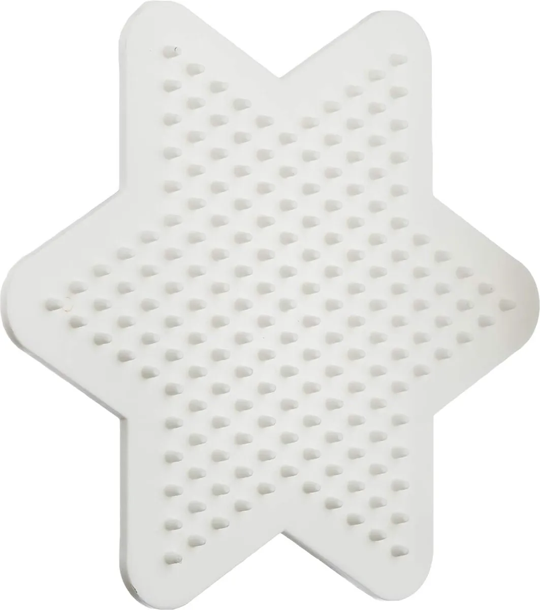 Hama Midi Ster Strijkkralenbord - Wit