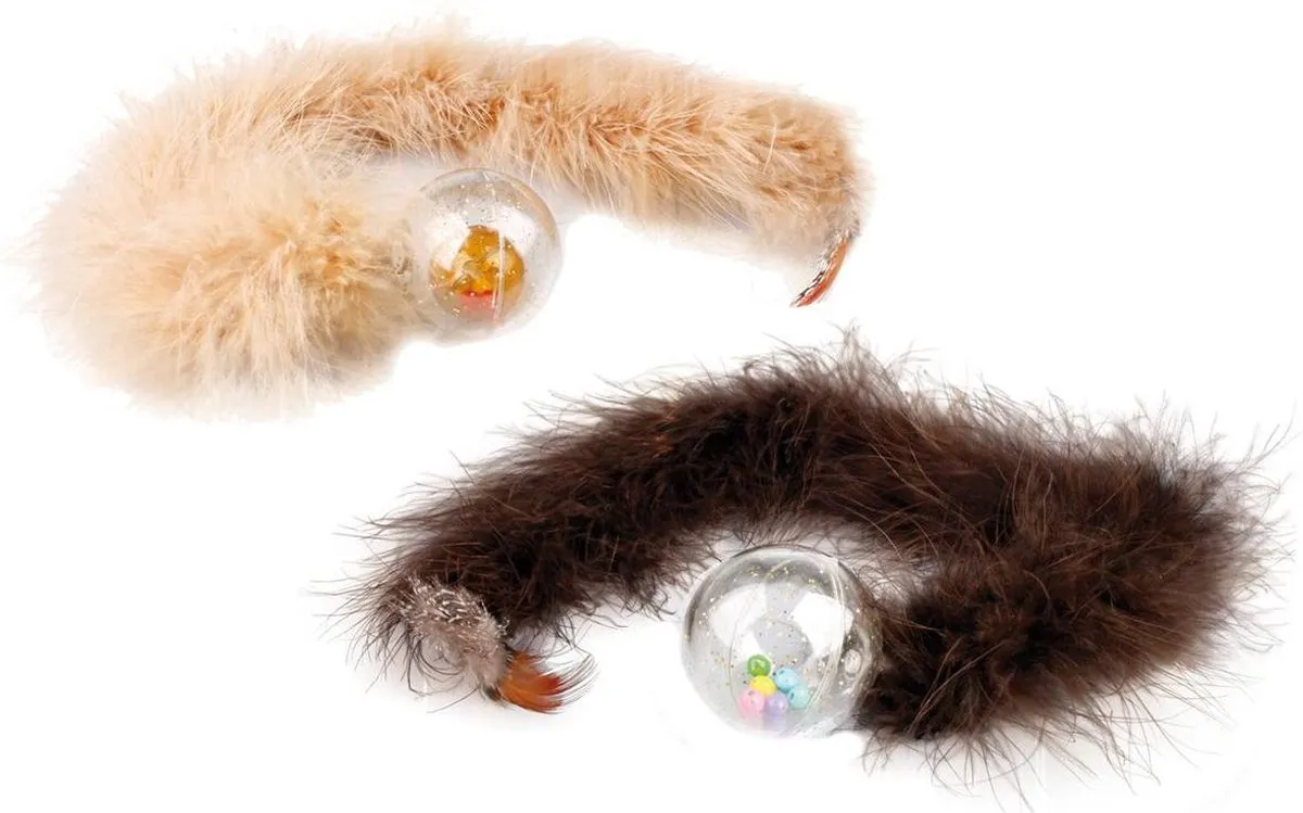 Flamingo Dansende Boa Kattenspeelgoed - Willekeurig