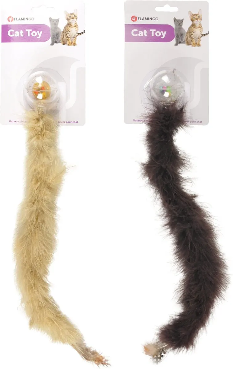 Flamingo Dansende Boa Kattenspeelgoed - Willekeurig