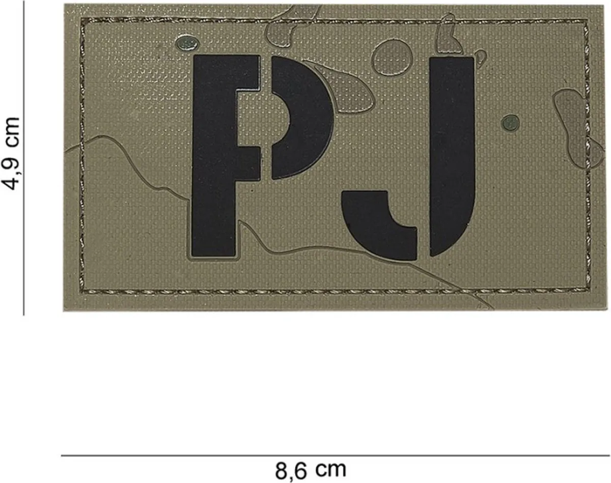 101 Inc Embleem 3D PVC Pj Gevlekt 16106