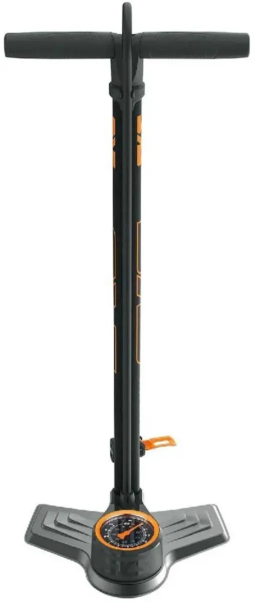 SKS Air-X-Plorer 10.0 vloerpomp - Zwart Oranje - afbeelding 4 van 6