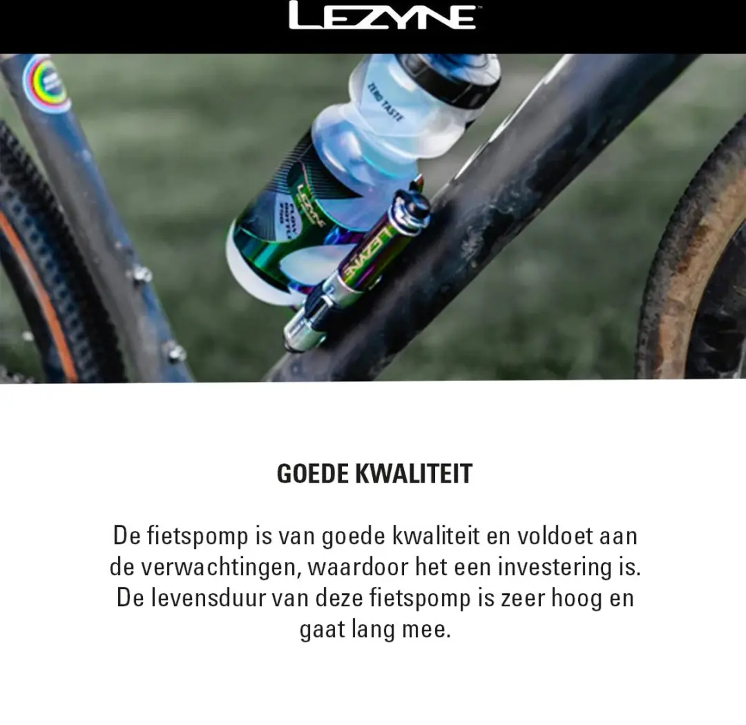 Lezyne Pocket Drive Pro Handpomp - afbeelding 2 van 6