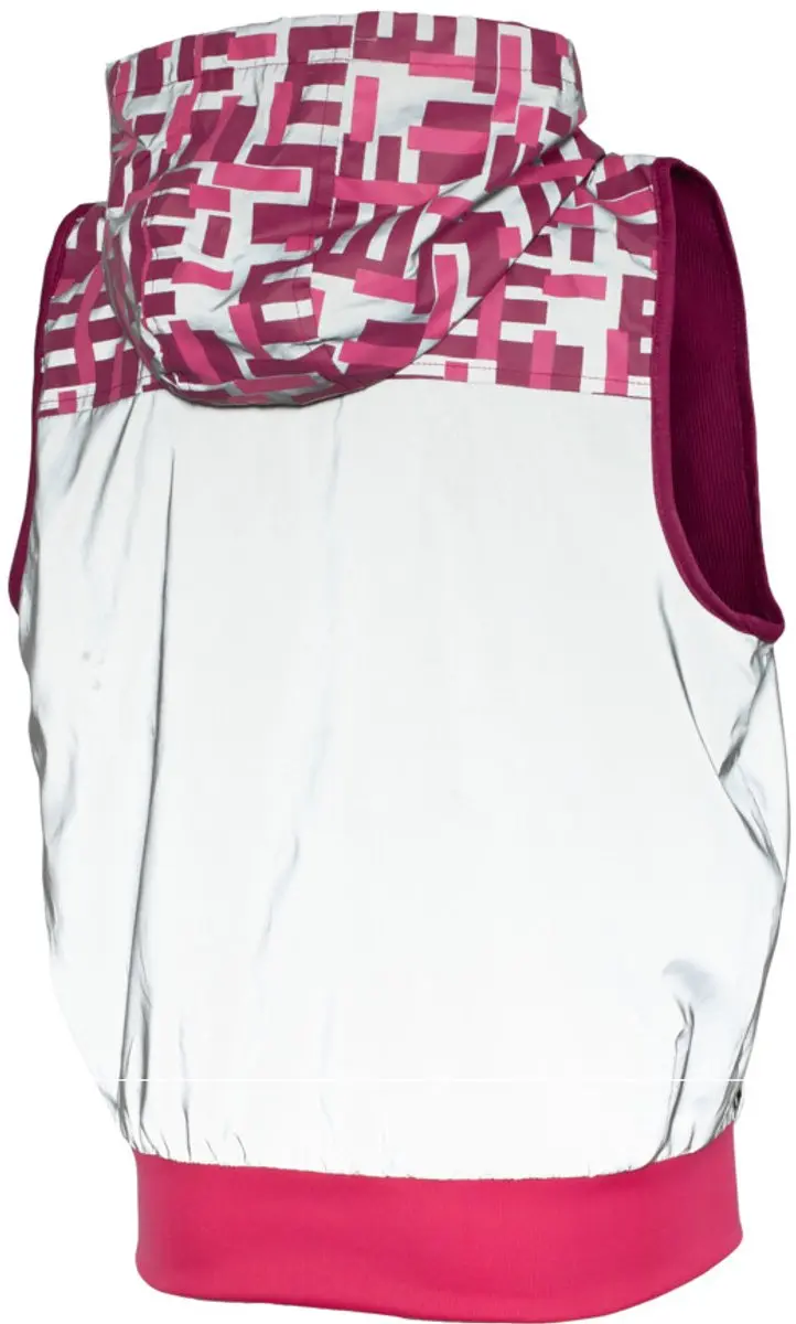 Kinder Hoodie Reflecterend - WOWOW Yoho Pink M - afbeelding 2 van 2