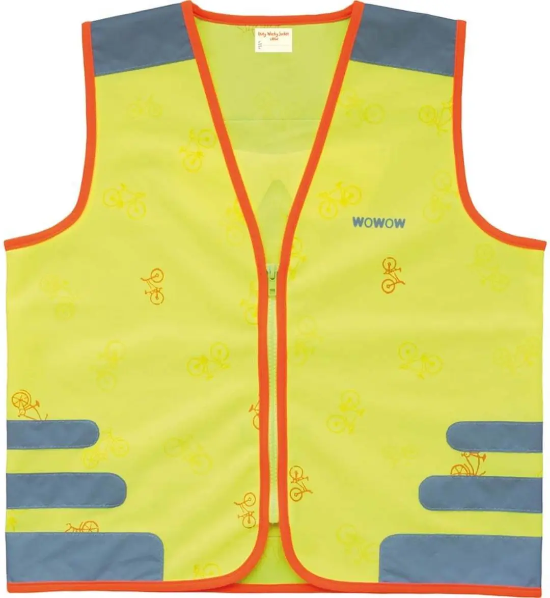 WOWOW Design Fluo hesje kind - Nuty jacket yellow L