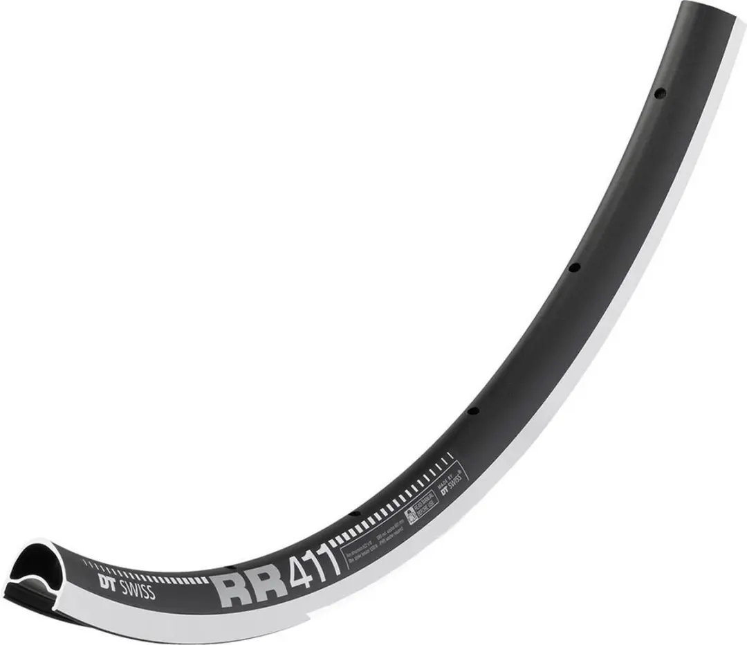 DT Swiss velg 28 RR411 asym alu race 24/14 21.5mm zwart