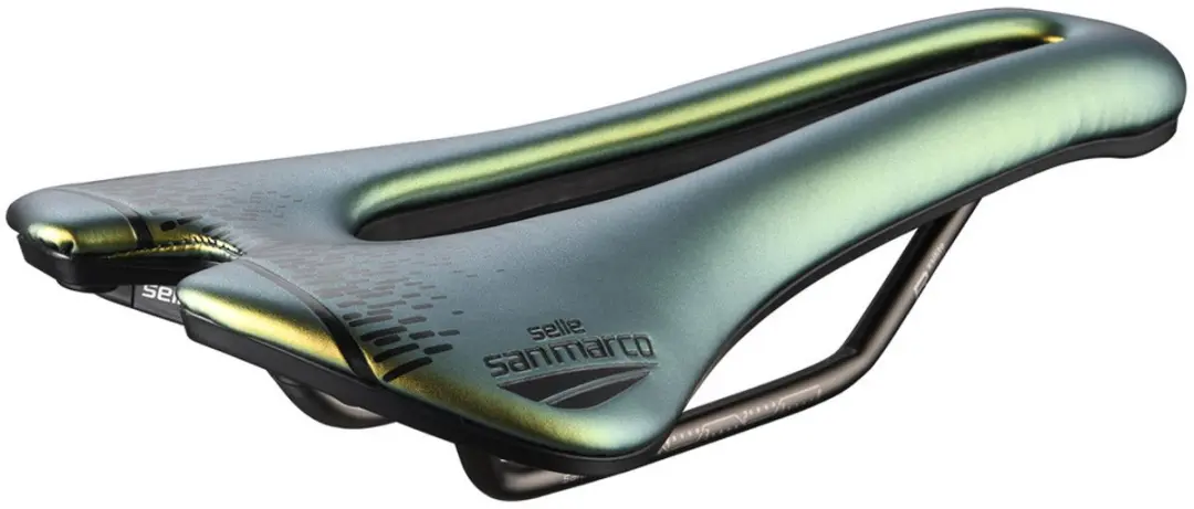 San Marco ASPIDE Short Open-Fit Racing Narrow Iridescent Gold