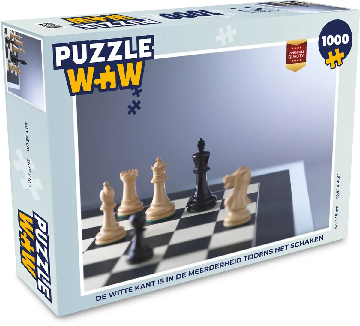 PuzzleWow Legpuzzel 1000 Stuks - Multicolor
