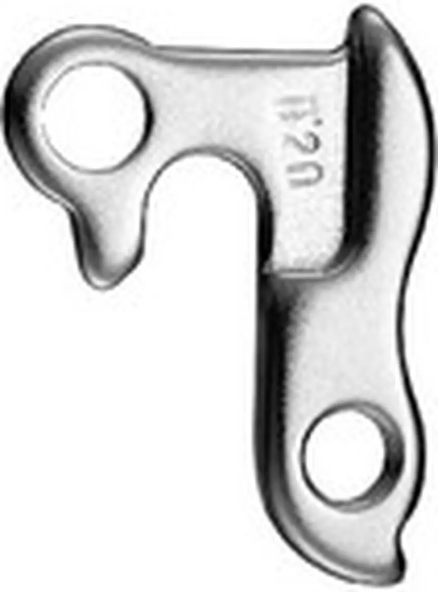 Union Derailleur pad GH-014 Zilver - afbeelding 6 van 6
