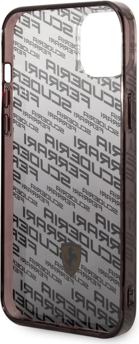 Ferrari Scuderia Gradient Allover Hoes - iPhone 14 Plus - Zwart