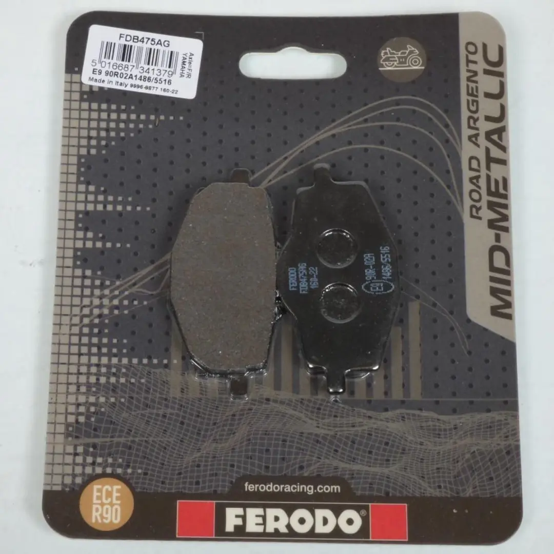 Plaquette de frein Ferodo pour Moto Yamaha 600 TT 1985 à 1988 59X / AV Neuf