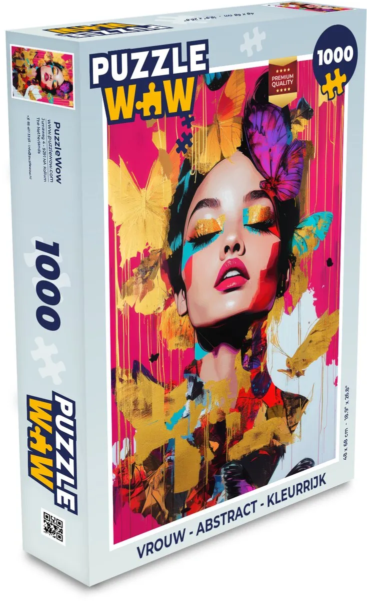 PuzzleWow Abstract Legpuzzel 1000 Stuks