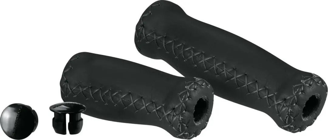 San Marco Handvat Leer Zwart 130mm/90mm Per Paar