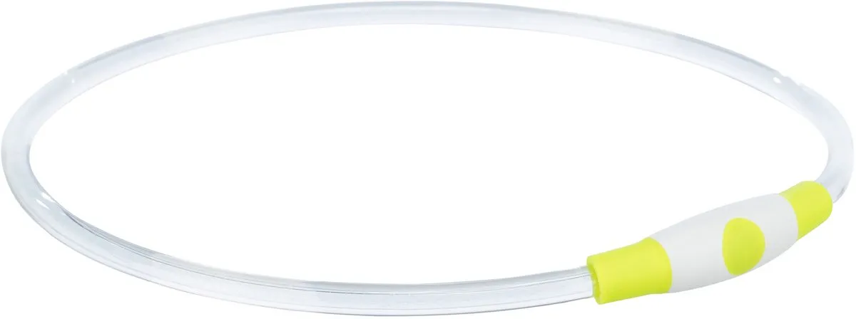 Trixie USB Oplaadbaar Lichtgevend Halsband - Groen - L