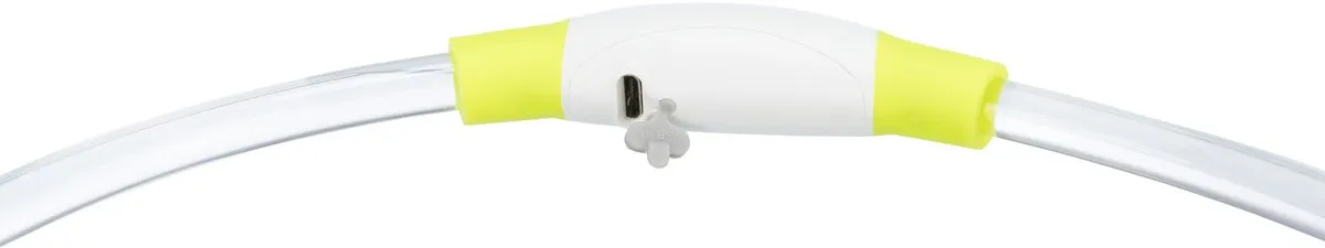 Trixie USB Oplaadbaar Lichtgevend Halsband - Groen - L