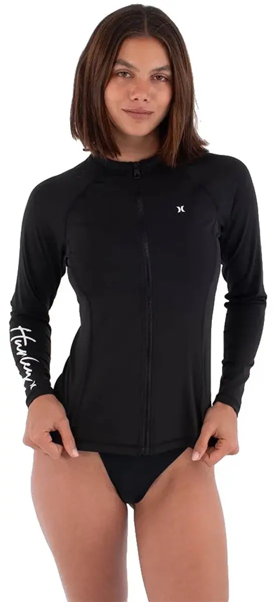 2026 Hurley Dames Lycra Vest Met Lange Mouwen En Ritssluiting WLEU0000