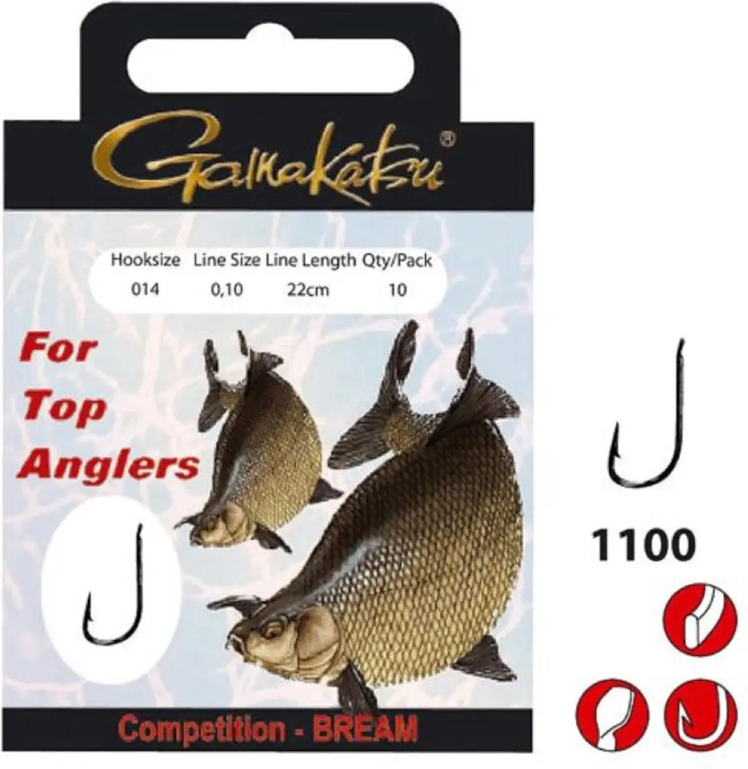 Gamakatsu BKS-1100B Bream Haak 14 - 10 st - afbeelding 2 van 4