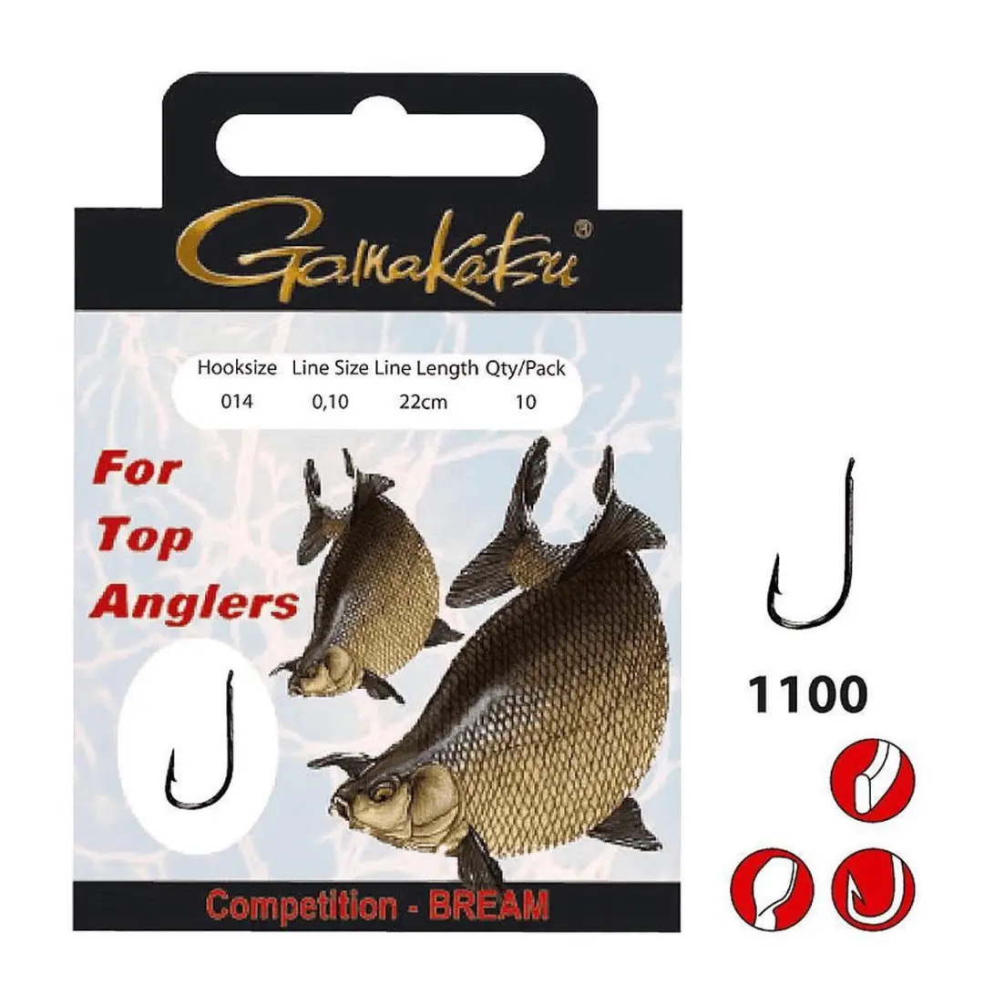 Gamakatsu BKS-1100B Bream Haak 14 - 10 st - afbeelding 3 van 4