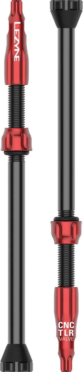 Lezyne TLR Tubeless ventiel 80mm Rood
