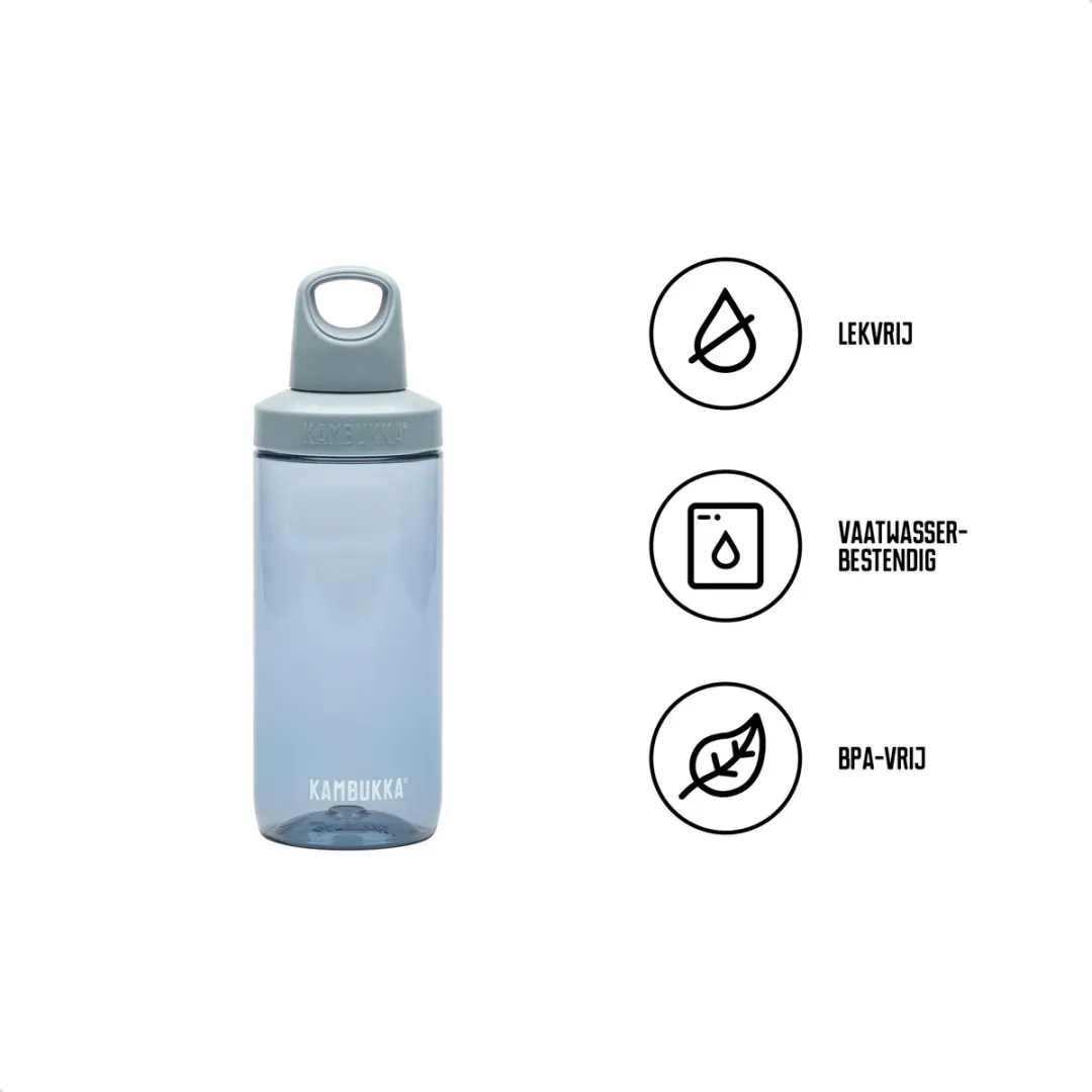 Kambukka Reno Drinkfles 500ml Grijs - afbeelding 4 van 6